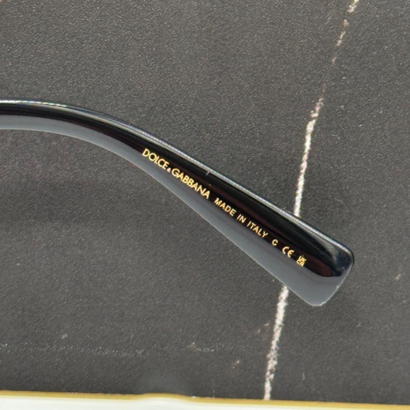 NEW DG2305 01/87 DOLCE&GABBANA BLACK OVERSIZED UNISEX SUNGLASSES - Picture 9 of 10